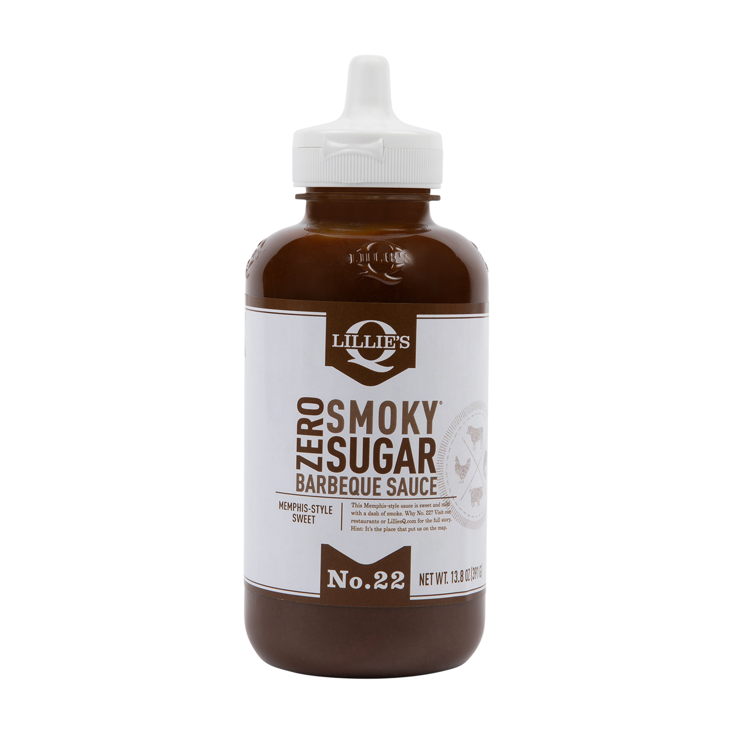Lillie's Q Zero Sugar Smoky Barbeque Sauce Squeeze Bottle