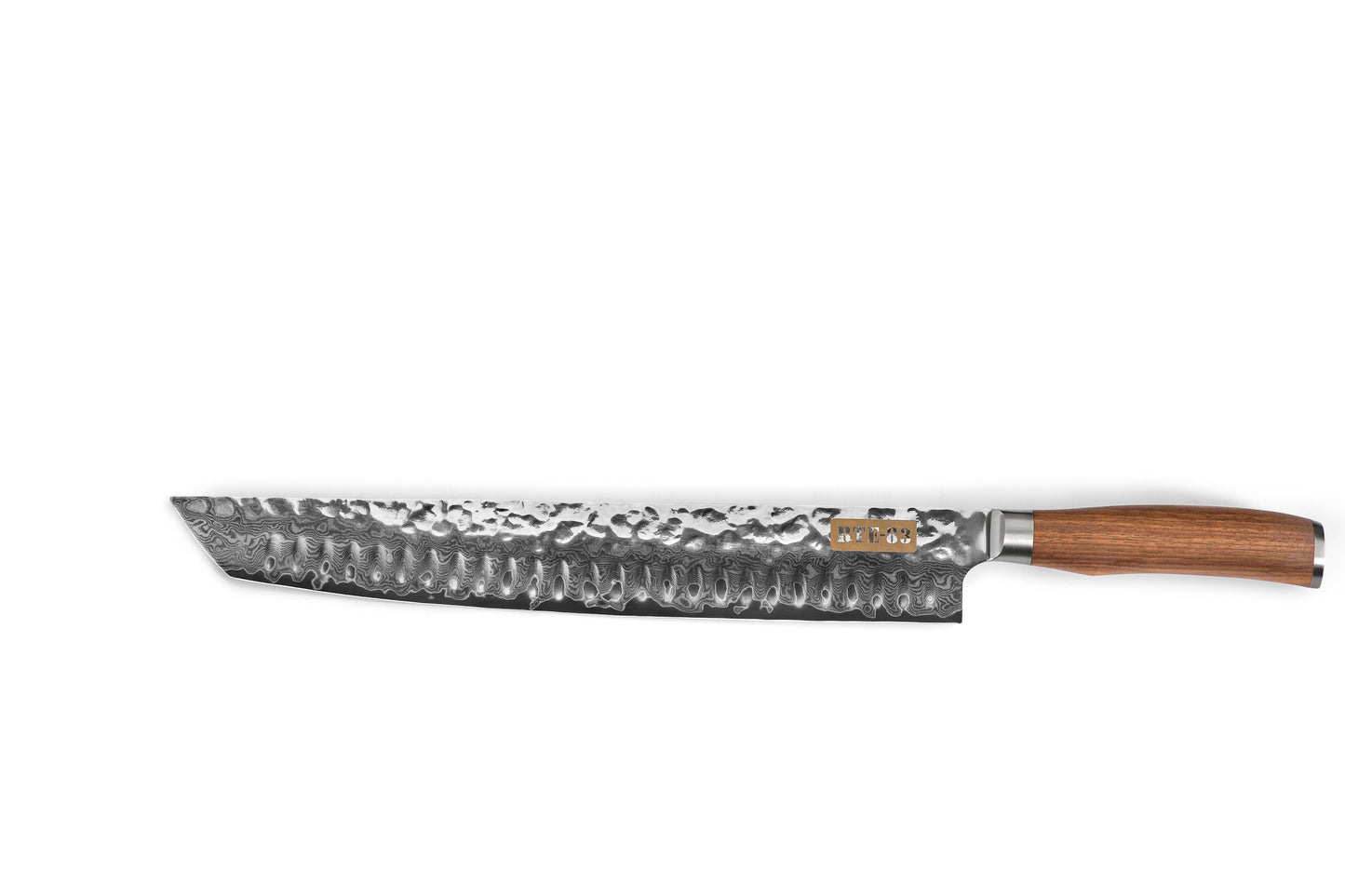 Route83 Knives - Signature Brisket XL 13" Carving Knife - Walnut Handle