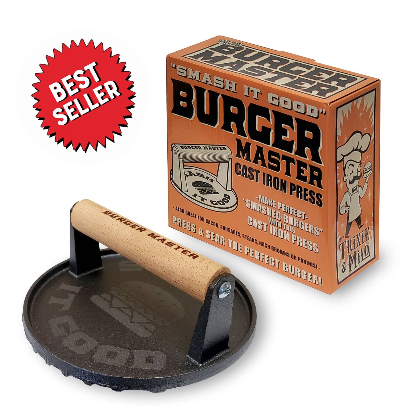 Burger Master Cast Iron Burger Press