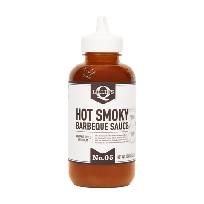 Lillie's Q Hot Smoky Barbeque Sauce Squeeze Bottle