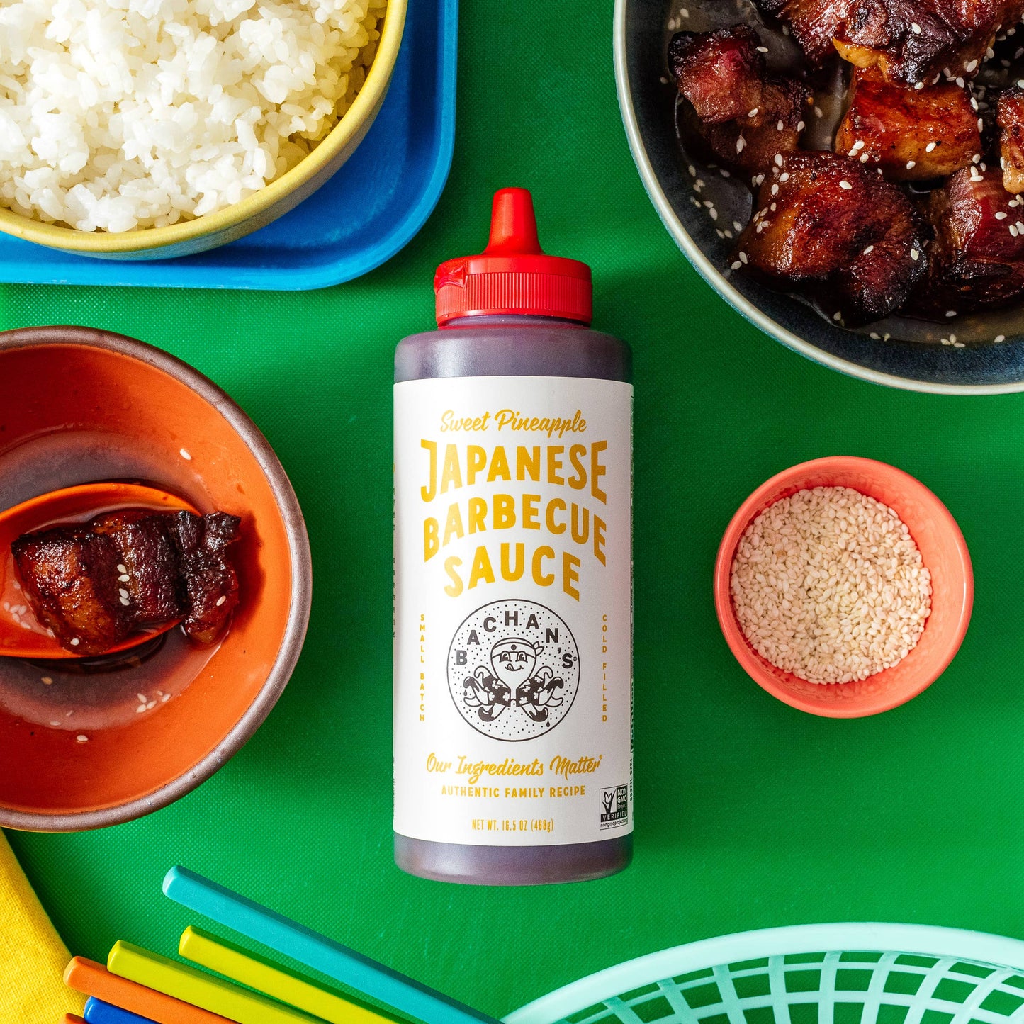 Bachan's - Sweet Pineapple Japanese Barbecue Sauce, 16.5oz