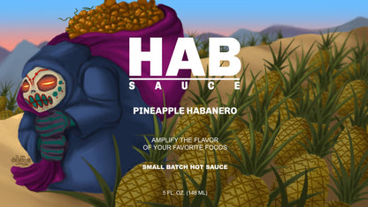 HAB Sauce - Pineapple Habanero HAB Sauce Hot Sauce