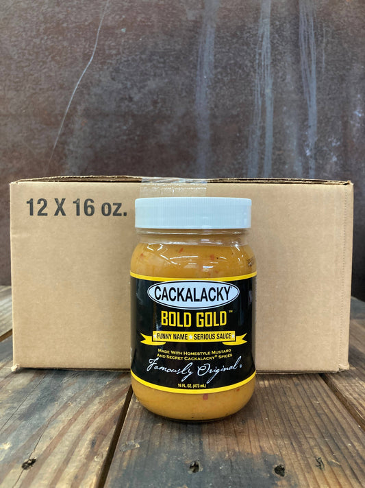 Cackalacky - Bold Gold Sauce   (16 oz.)