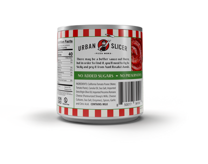Urban Slicer Pizza Sauce 8oz Can