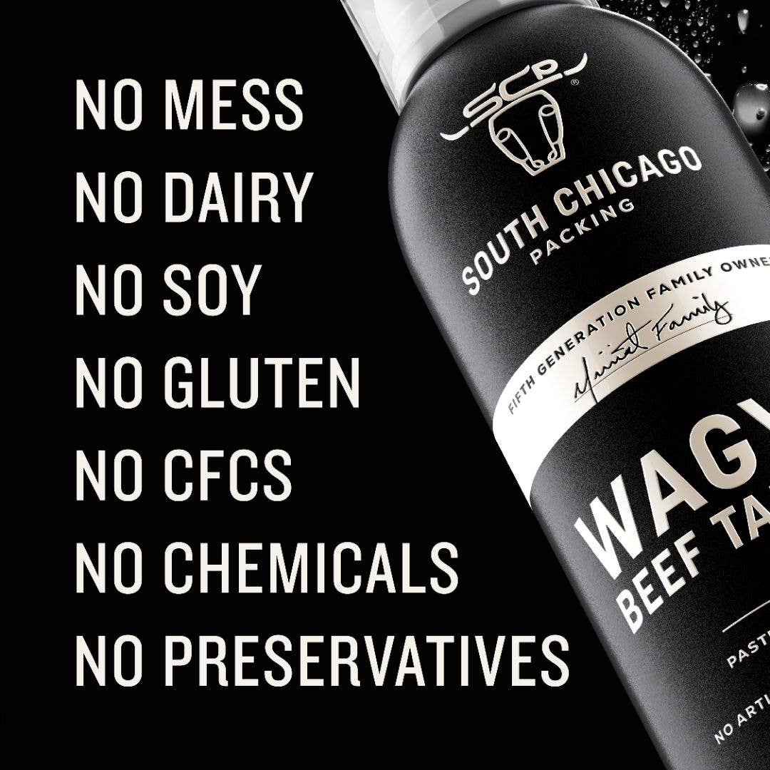 South Chicago Packing - Wagyu Beef Tallow Cooking Spray. 7oz Spray Bottle.