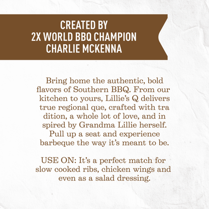 Lillie's Q Smoky Barbeque Sauce Squeeze Bottle