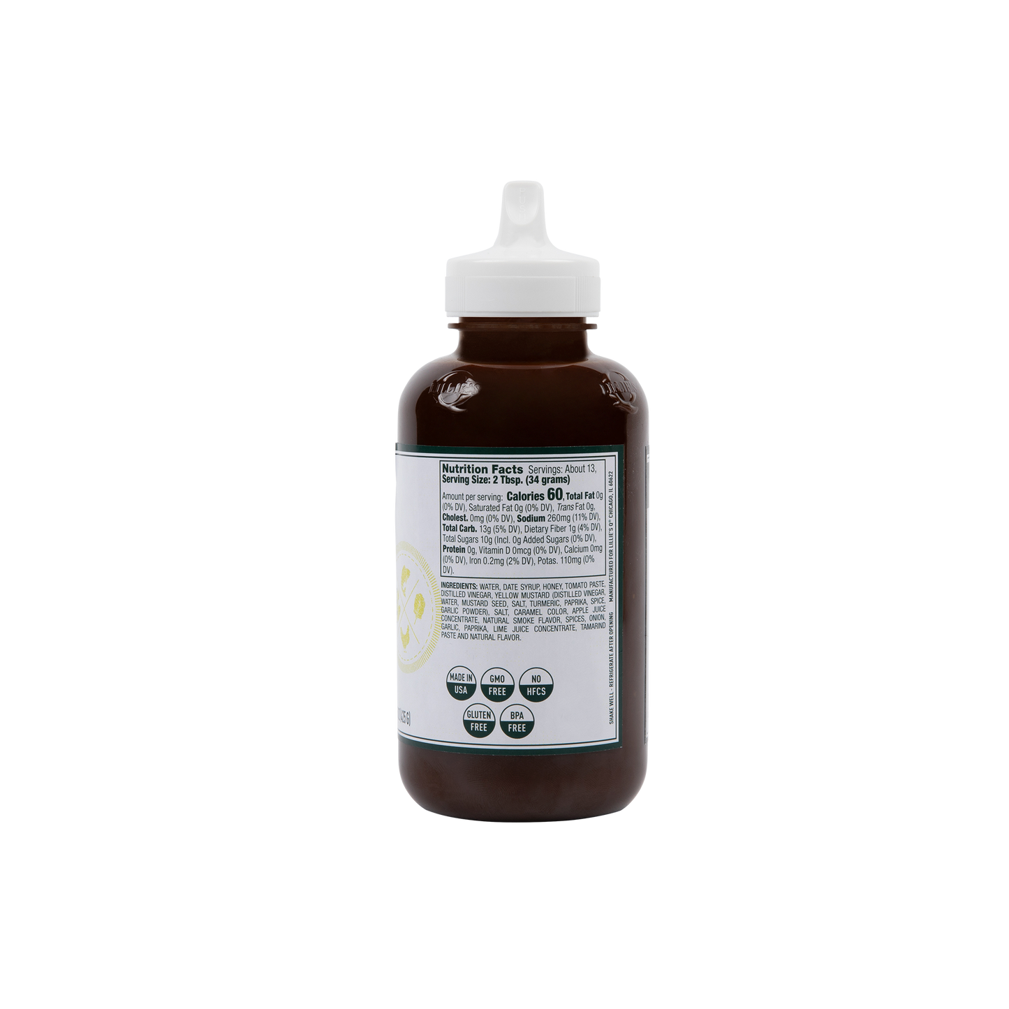 Lillie's Q Honey Barbeque Sauce Squeeze Bottle