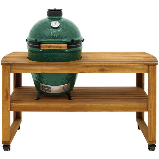 Big Green Egg Acacia Wood Table for Large Egg 118257 IMAGE 1