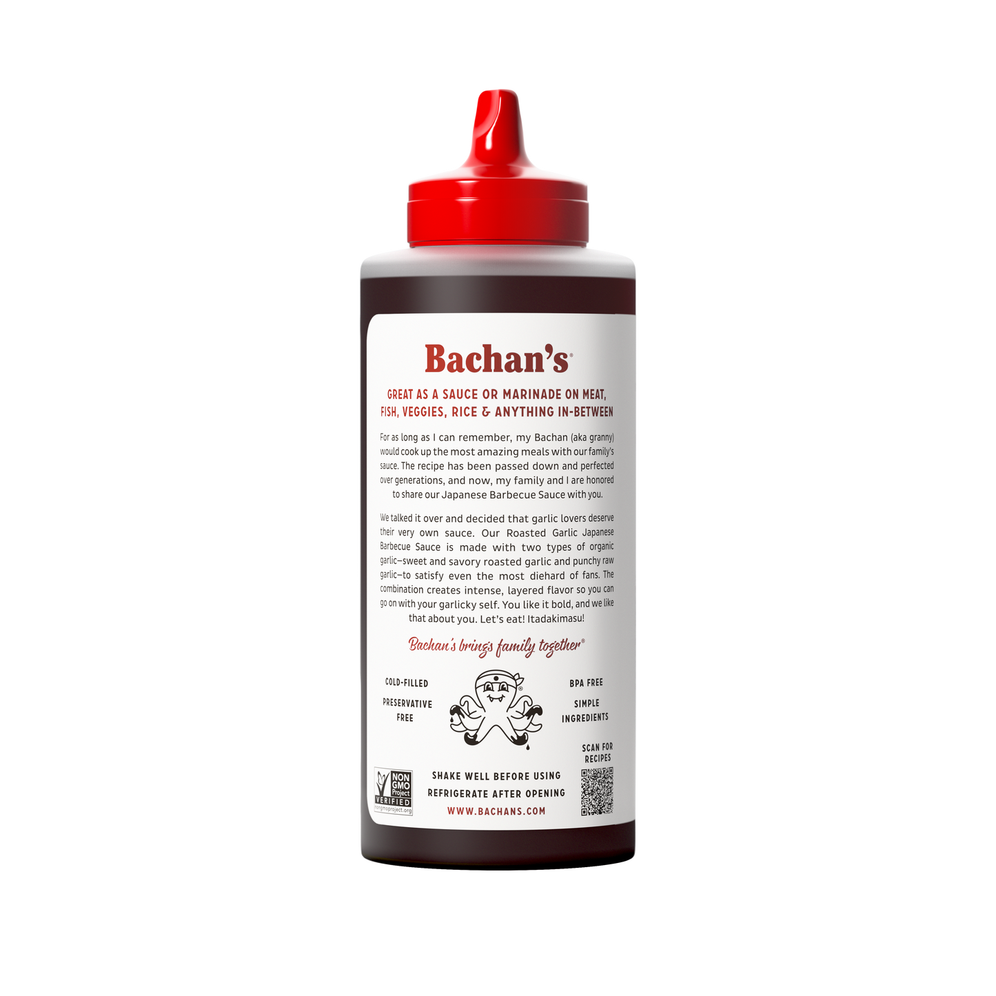 Bachan's - Roasted Garlic Japanese Barbecue Sauce, 17oz