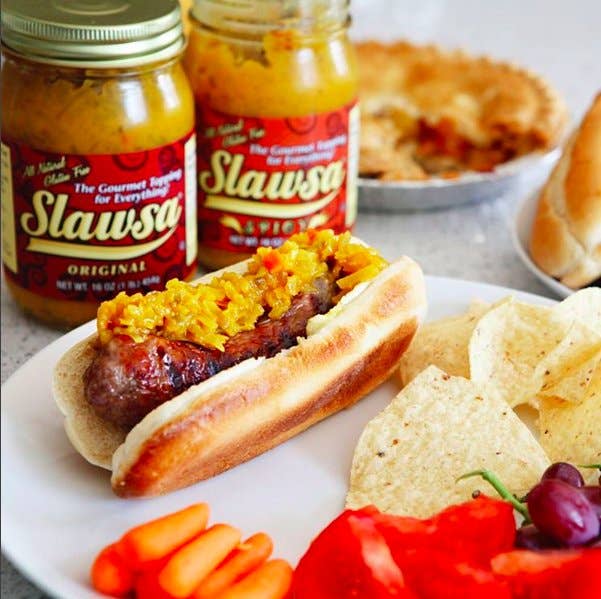 Slawsa - Slawsa Garlic Gourmet Relish, 17.8 oz