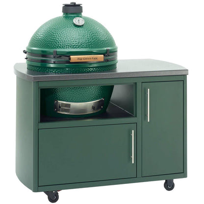 Big Green Egg 49in Custom Aluminum Cooking Island with Locking Casters for XL Egg 121264 IMAGE 2