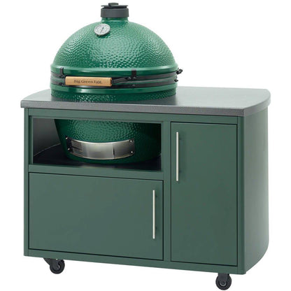 Big Green Egg 49in Custom Aluminum Cooking Island with Locking Casters for XL Egg 121264 IMAGE 3