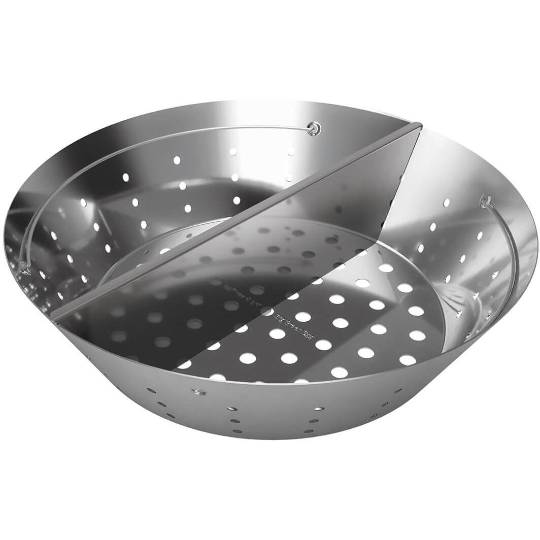 Big Green Egg Stainless Steel Fire Bowl for MiniMax Egg 122650 IMAGE 2