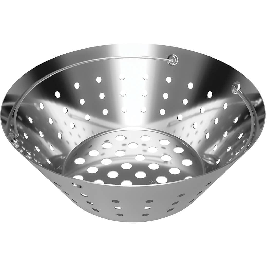 Big Green Egg Stainless Steel Fire Bowl for Medium Egg 122667 IMAGE 1