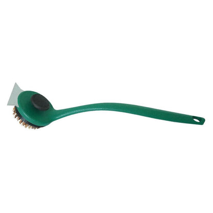 Big Green Egg Long-Handle Palmyra Bristle Grid Scrubber 127129 IMAGE 1