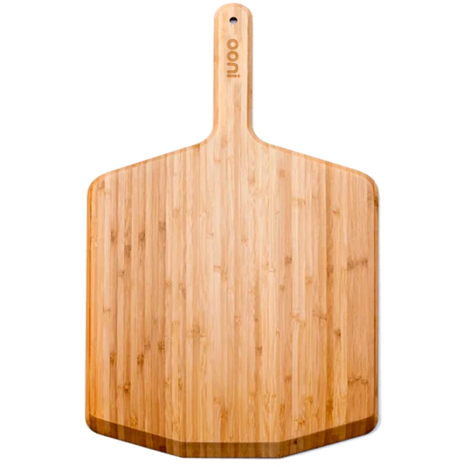 Ooni 16in Bamboo Pizza Peel & Serving Board UU-P0B900 IMAGE 1