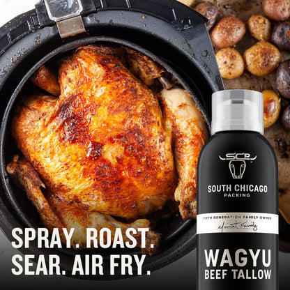 South Chicago Packing - Wagyu Beef Tallow Cooking Spray. 7oz Spray Bottle.