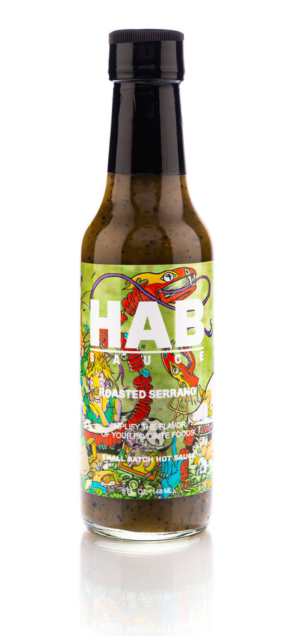 HAB Sauce - Roasted Serrano HAB Sauce Hot Sauce