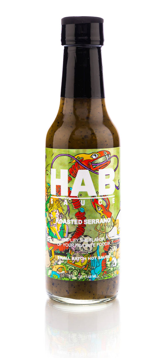 HAB Sauce - Roasted Serrano HAB Sauce Hot Sauce