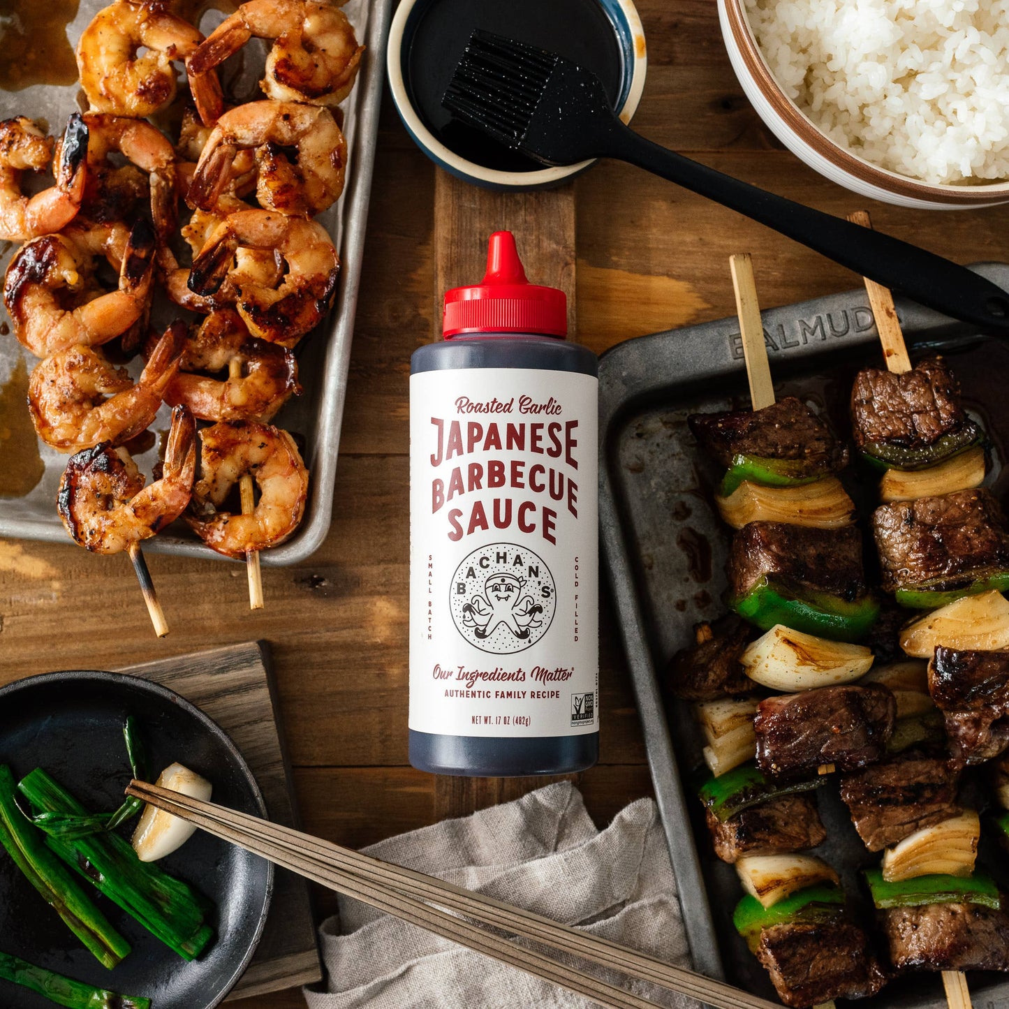 Bachan's - Roasted Garlic Japanese Barbecue Sauce, 17oz