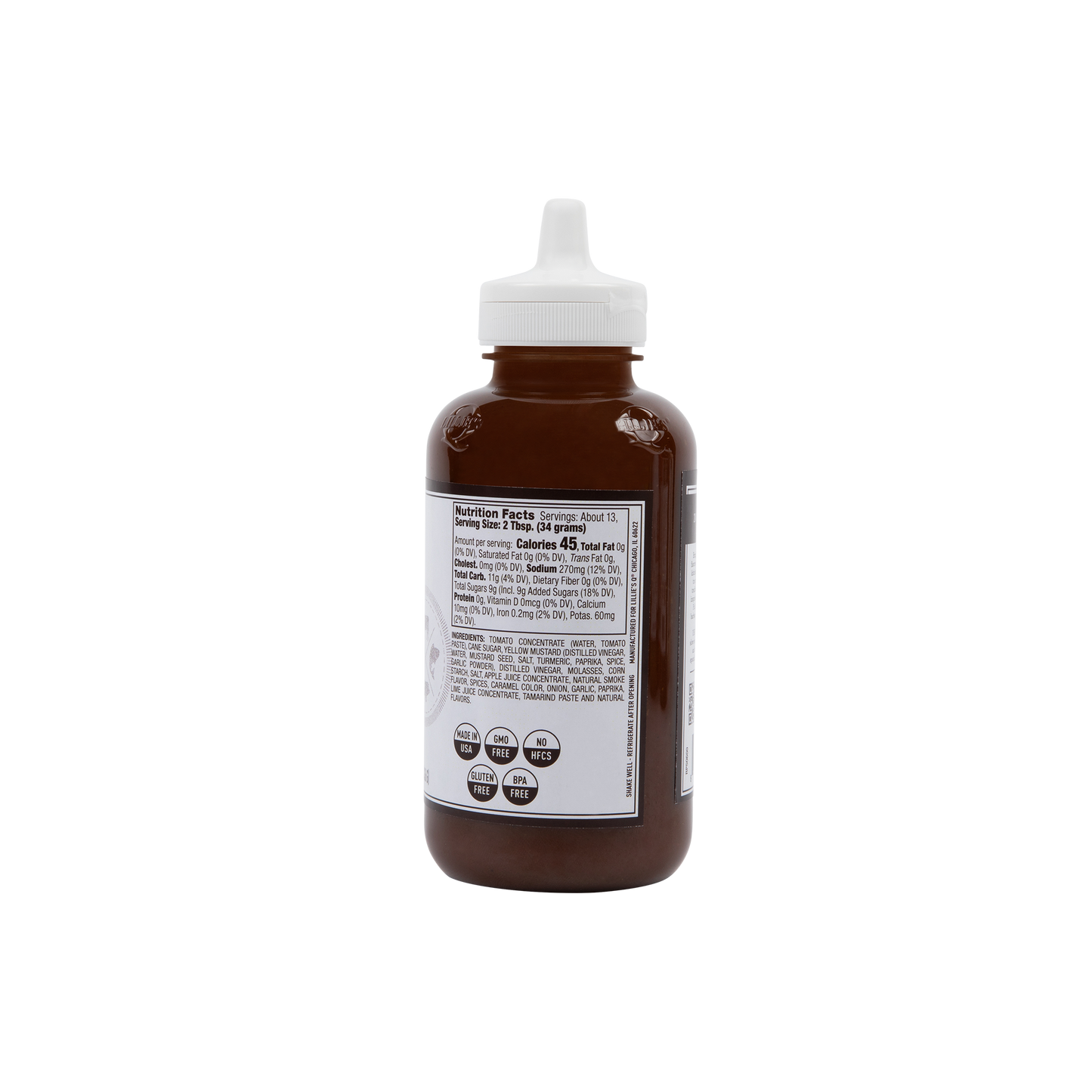 Lillie's Q Hot Smoky Barbeque Sauce Squeeze Bottle