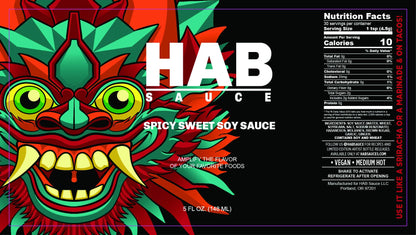 HAB Sauce - Spicy Sweet Soy Sauce HAB Sauce Hot Sauce