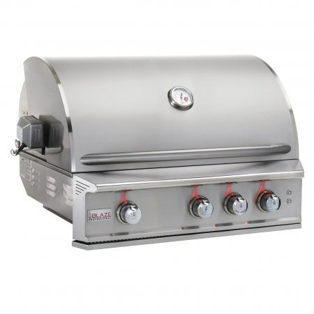 Blaze Professional LUX 34-Inch 3 Burner Built-In LP Grill With Rear Infrared Burner