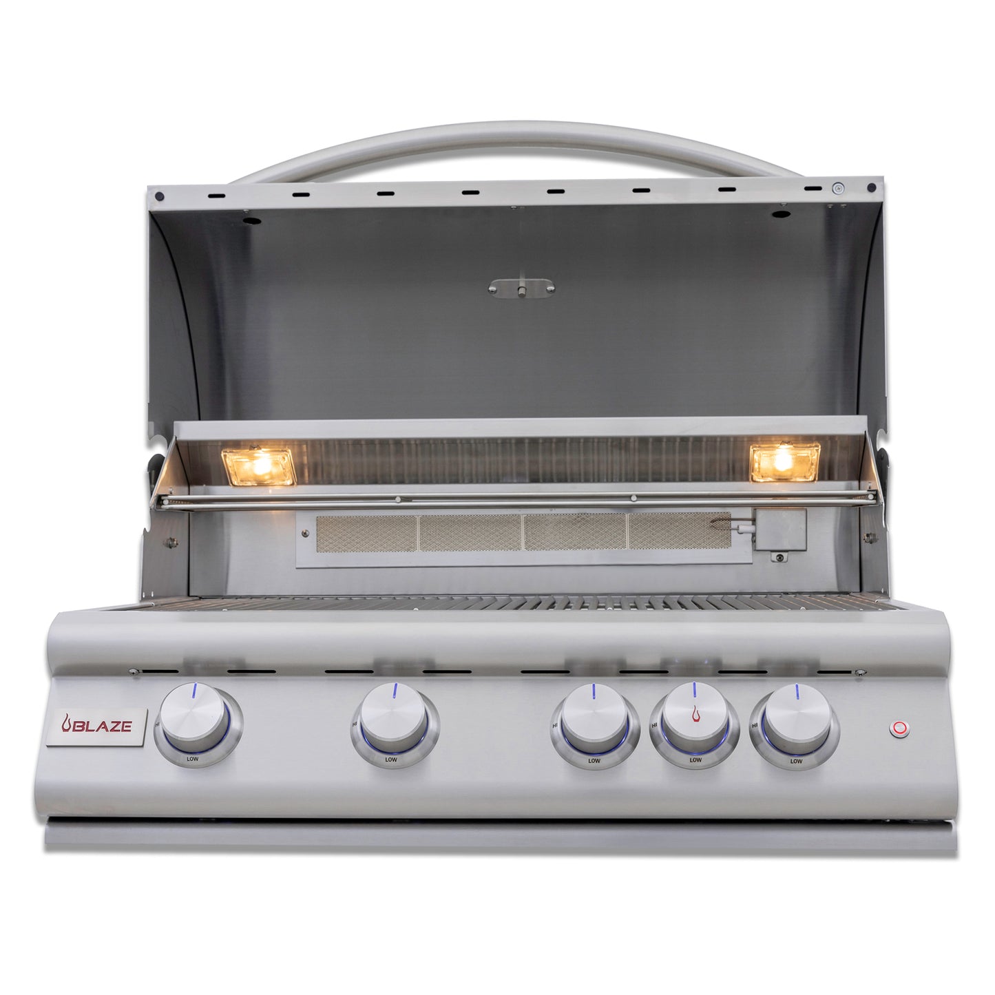 Blaze 32-Inch 4-Burner Premium LTE+ NG Grill with Rear Burner and Built-in Lighting System