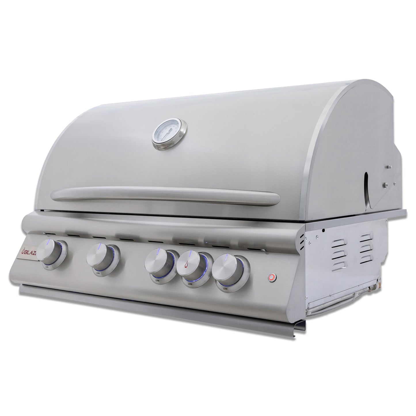 Blaze 32-Inch 4-Burner Premium LTE+ NG Grill with Rear Burner and Built-in Lighting System
