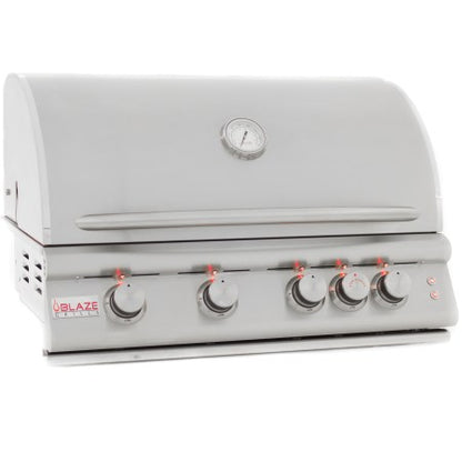 Blaze 32-Inch 4-Burner LTE LP Grill with Rear Burner and Built-in Lighting System