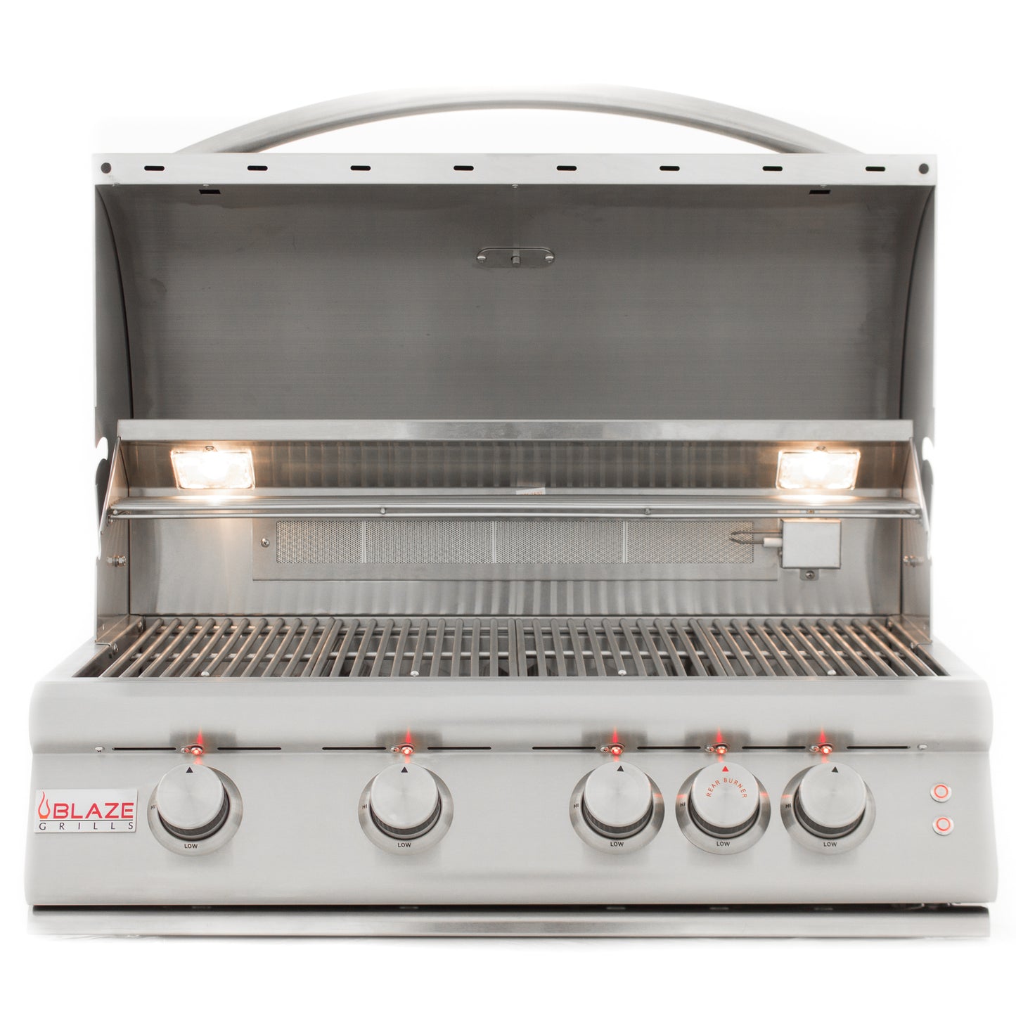 Blaze 32-Inch 4-Burner LTE LP Grill with Rear Burner and Built-in Lighting System