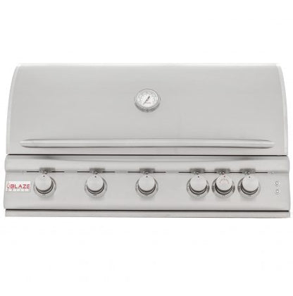 Blaze 40-Inch 5-Burner LTE2 LP Grill with Rear Burner and Built-in Lighting System