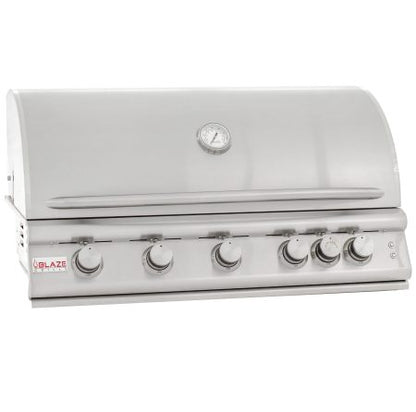 Blaze 40-Inch 5-Burner LTE2 LP Grill with Rear Burner and Built-in Lighting System
