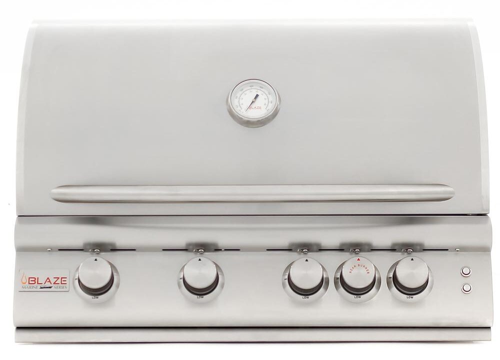 Blaze Marine Grade 316L 4-Burner Premium LTE LP Grill