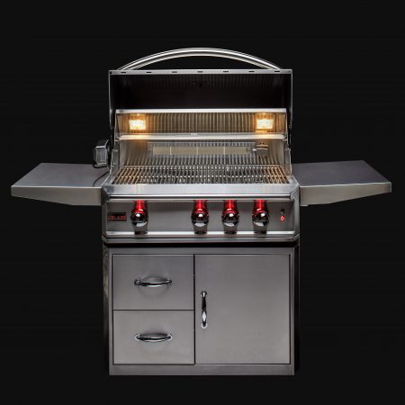 Blaze Professional LUX 34-Inch 3 Burner Built-In NG Grill With Rear Infrared Burner