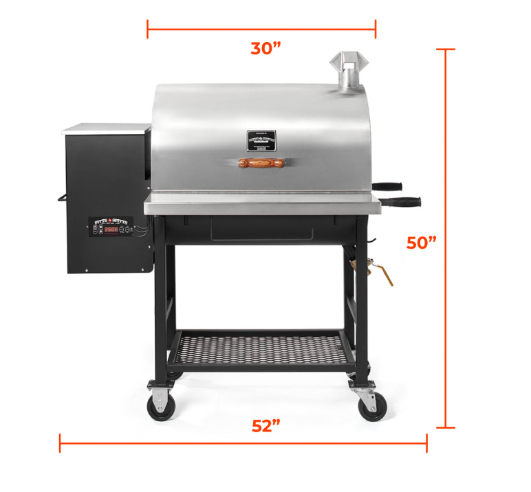 Maverick 850 Wood Pellet Grill w Wheel Upgrade