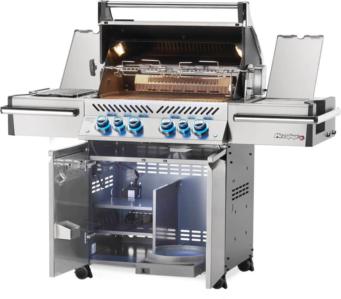 Prestige PRO™ 500 RSIB Natural Gas Grill with Infrared Side and Rear Burners