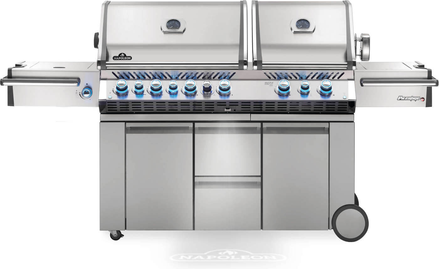 Prestige PRO™ 825 RSBI Propane Grill with Power Side Burner, Infrared Rear & Bottom Burners