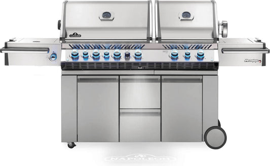 Prestige PRO™ 825 RSBI Natural Gas Grill with Power Side Burner, Infrared Rear & Bottom Burners