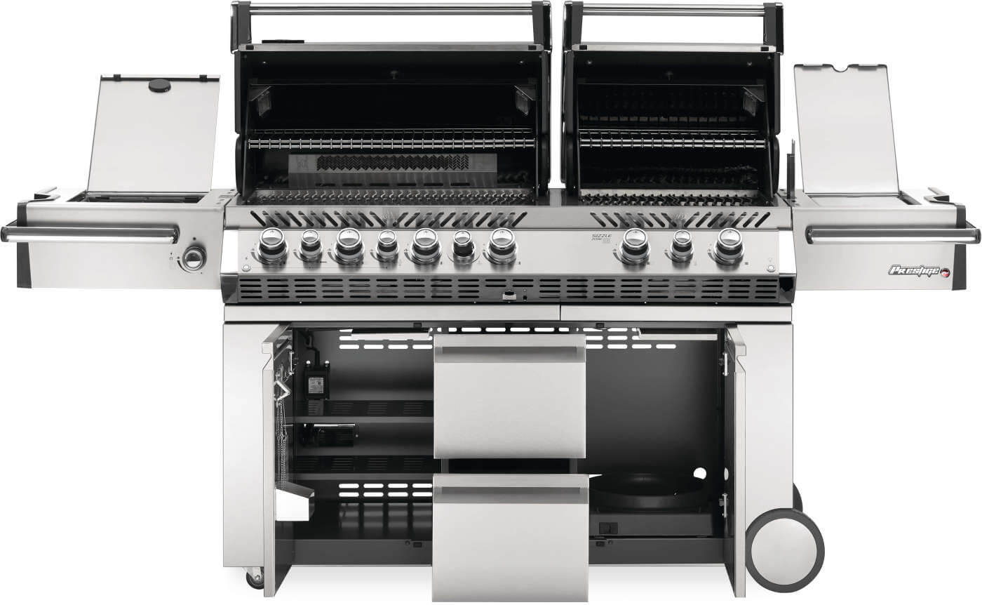Prestige PRO™ 825 RSBI Propane Grill with Power Side Burner, Infrared Rear & Bottom Burners