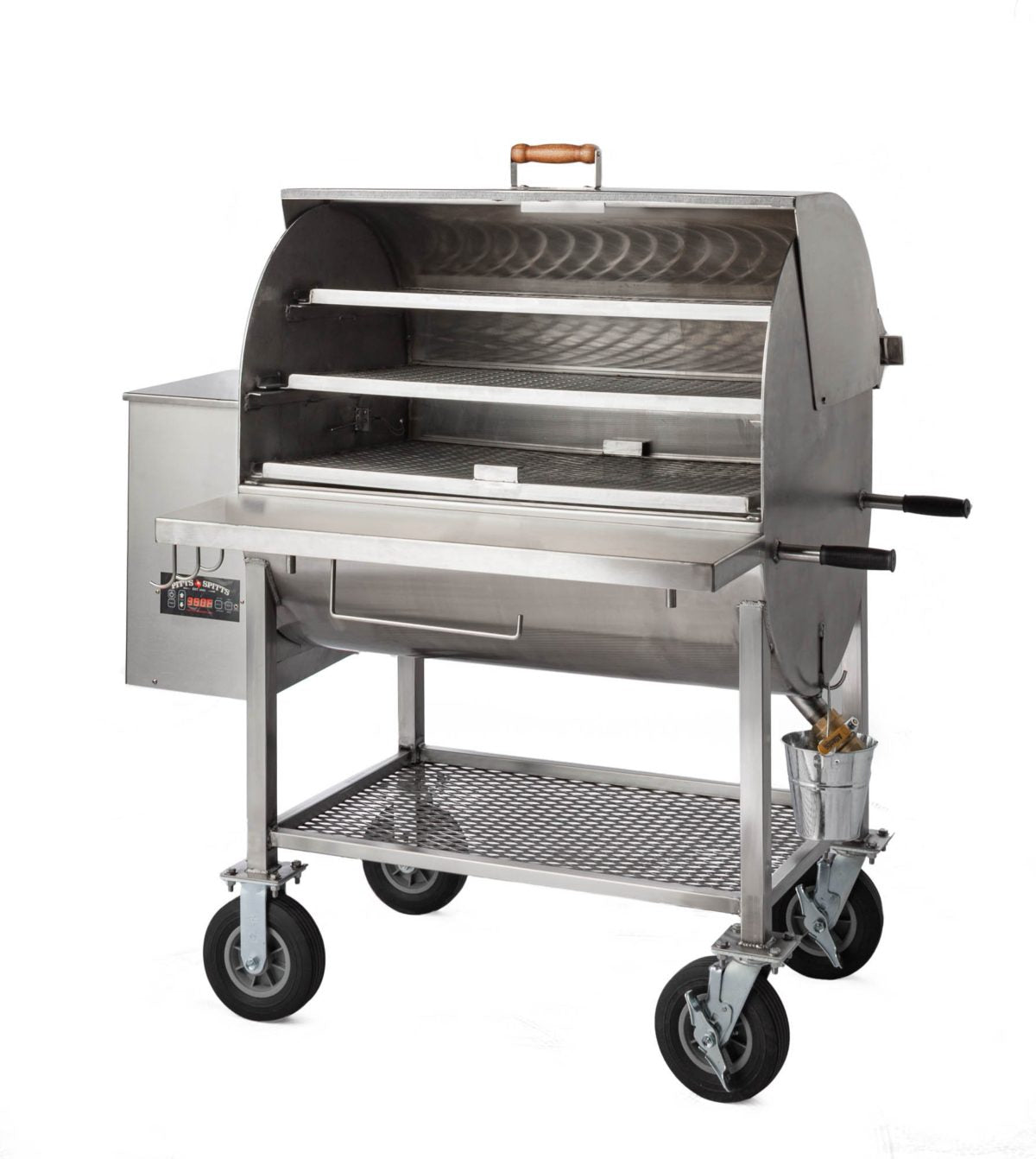 Pitts & Spitts Maverick 2000 Wood Pellet Grill - Stainless Steel