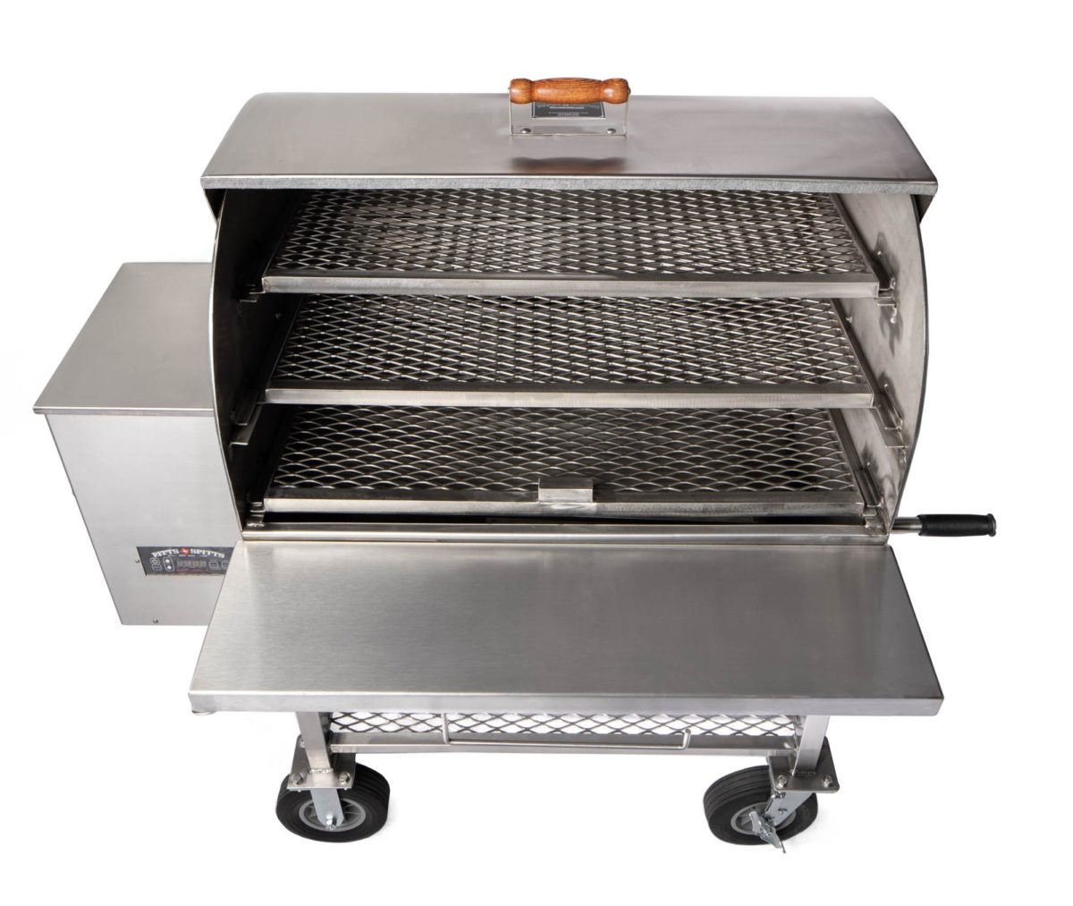 Pitts & Spitts Maverick 2000 Wood Pellet Grill - Stainless Steel