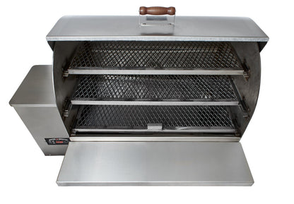 Pitts & Spitts Maverick 2000 Wood Pellet Grill - Stainless Steel