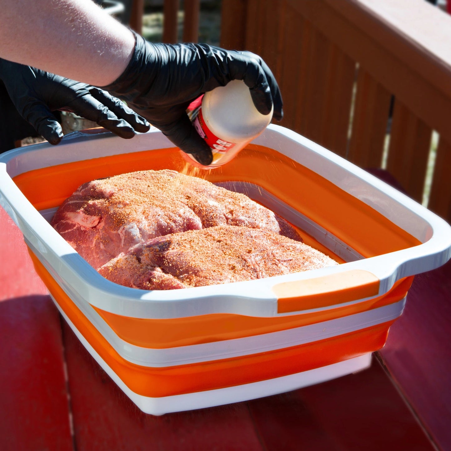 BBQ Prep Tub - Classic Orange - Size: Original