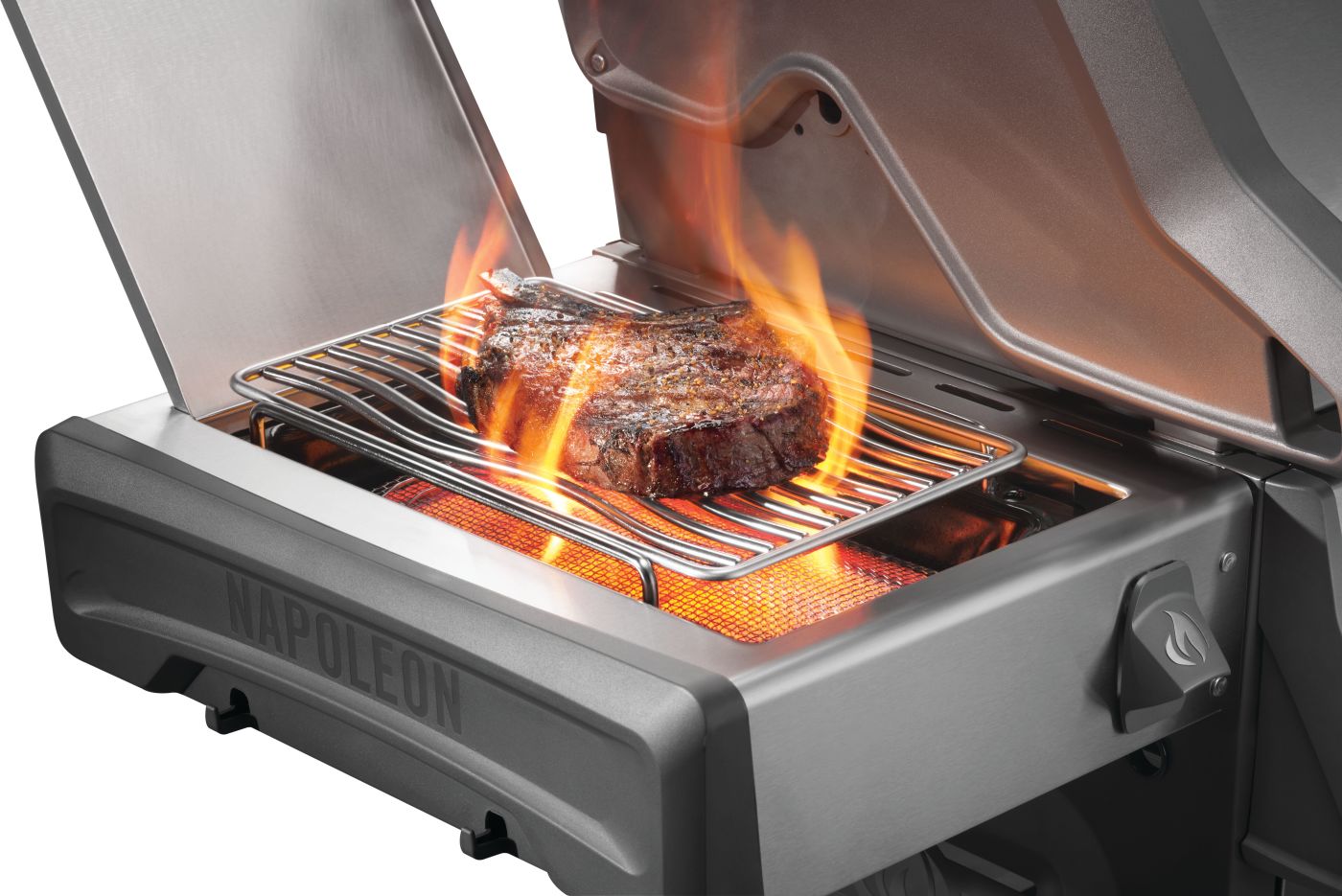 Rogue® PRO 625 SIB Propane Grill with Infrared Side Burner Stainless Steel