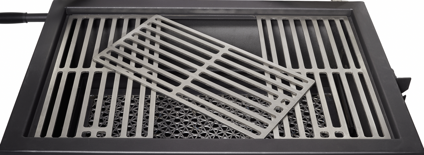 Pitts & Spitts Adjustable Charcoal Grill (Roll Top)