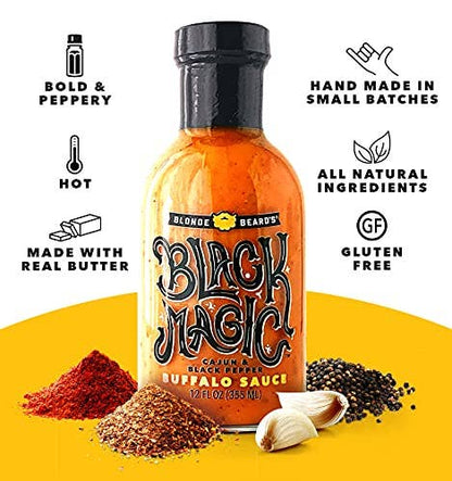 Black Magic Buffalo Sauce: 5 fl oz