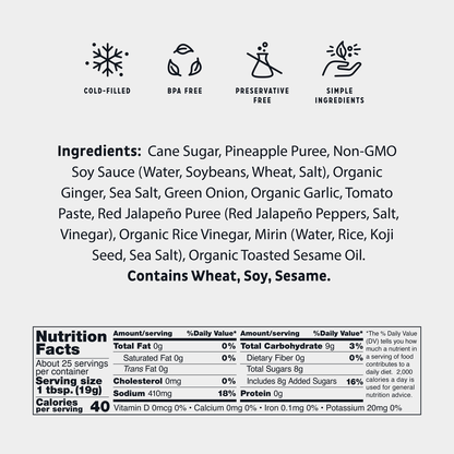 Bachan's - Sweet Pineapple Japanese Barbecue Sauce, 16.5oz
