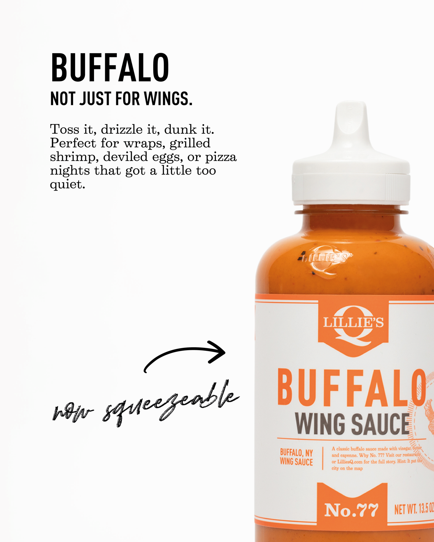Lillie's Q Buffalo Wing Sauce Squeeze Bottle