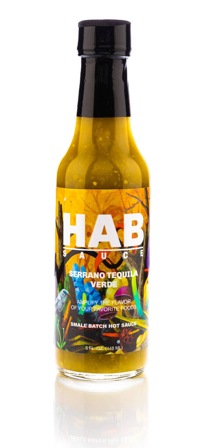 HAB Sauce - Serrano Tequila Verde HAB Sauce Hot Sauce